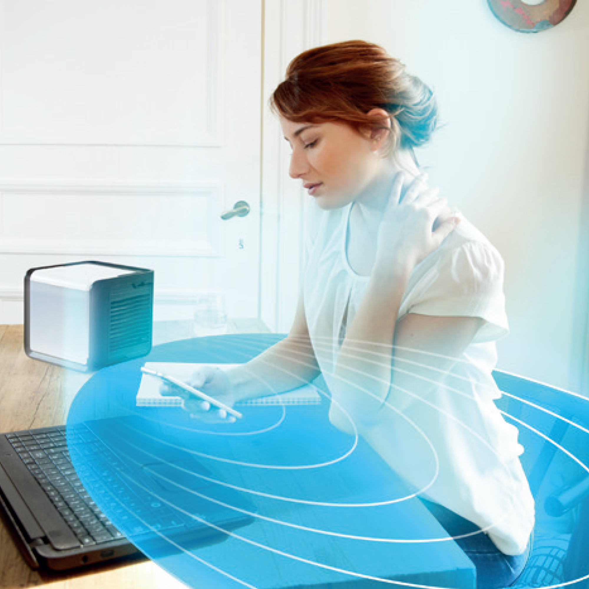 CF-E1000 桌面USB 蒸发式个人冷风扇