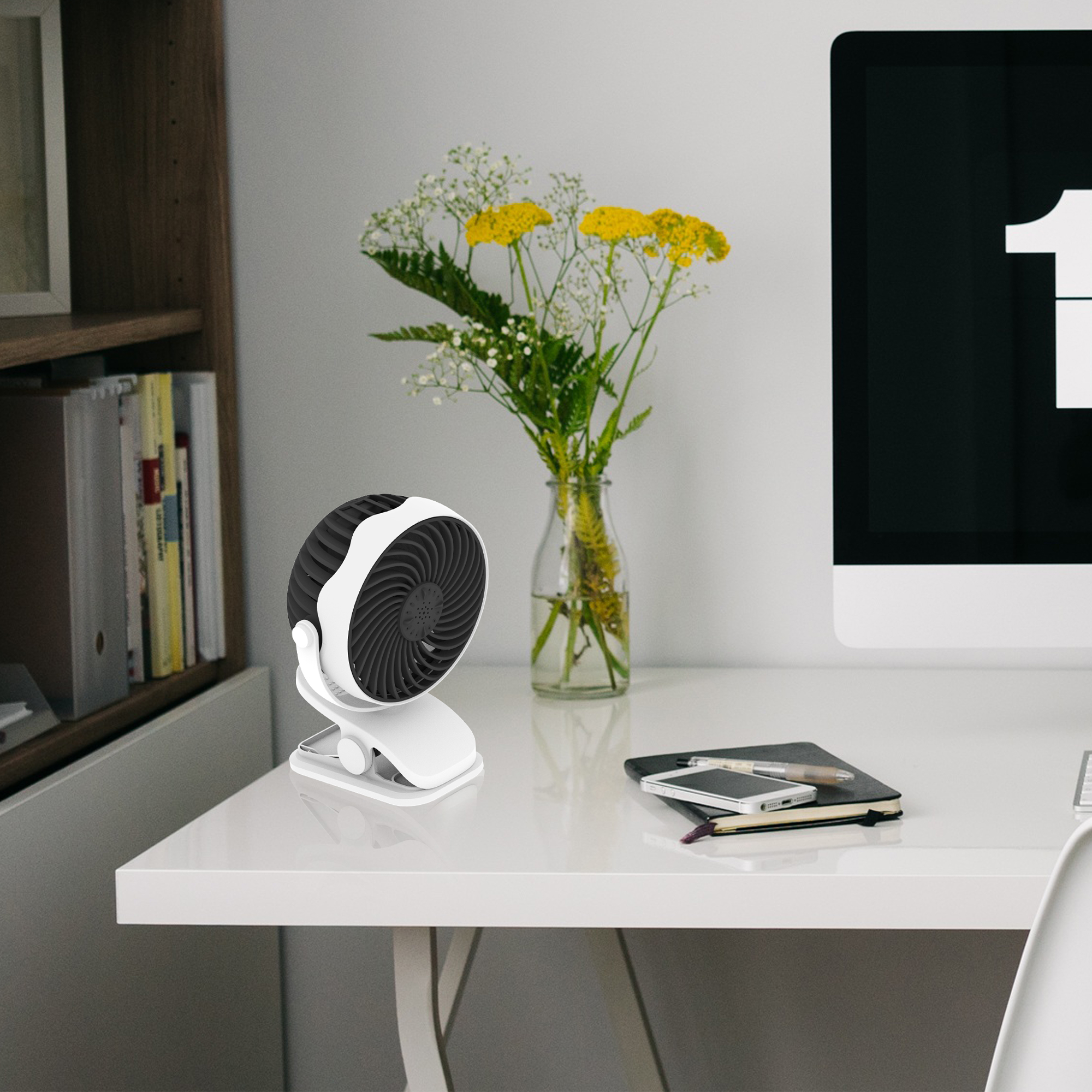 CF-6003 USB 夹式香薰桌面循环风扇